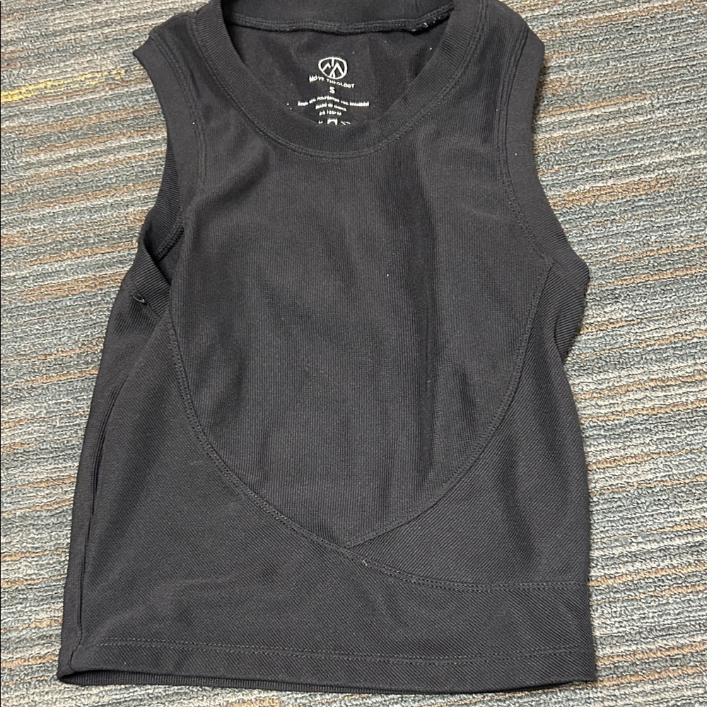 Elegant Black Sleeveless Tank Top